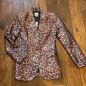 Leopard Print Blazer Size Small